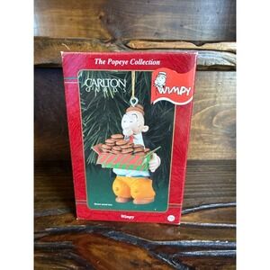 Carlton Cards Heirloom Collection Wimpy Popeye Christmas Ornament 1998 Vintage